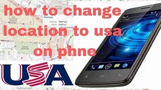 how to change location to usa on phone