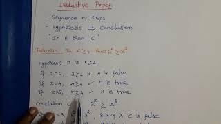 Theory of Computation: Deductive Proof