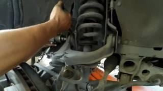 Mitsubishi pajero front shock absorber replacement