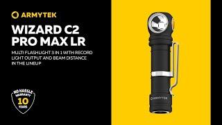 Armytek Wizard C2 Pro Max LR — long-range multi flashlight with wide light