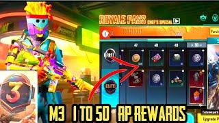 M3 All Rewards 1-50 RP | Free + Paid + Season Tier All Rewards 