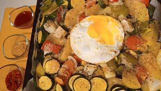 Roasted mix vegetables recipe | easy and delicous recipe | Cook with Khanum