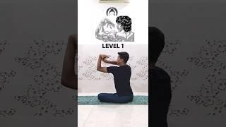 Anime Poses Part 2 : Level 1 to 5 Drop your level below  #anime #challenge #yoga #viral  #explore