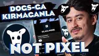 NOT PIXEL - NOTCOIN VA DOGS CHQAZGAN ODAMDAN O'YIN || KO'RMAGANLA AFSUSLANADI ERTAGA