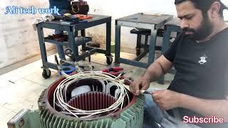 ABB motor full rewinding full data 90 Kw 1400 Rpm || Ali tech work