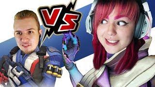 ИРМАН vs ВИКА КАРТЕР [Overwatch Случайная Дуэль]