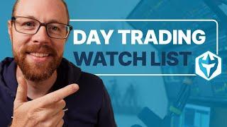 Watch List for FRIDAY & The Most Important Setup I'll be Watching!