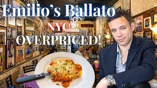 Eating at Emilio’s Ballato. NYC. A Celebrity Hot Spot and OVERPRICED Italian Restaurant