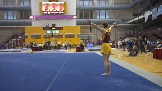 Luke Aldrich Floor Minnesota Men's Gymnastics 01-27-2018