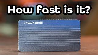 ACASIS TBU405 Thunderbolt 4 SSD Enclosure Review:  FAST!