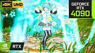 Fortnite Hatsune Miku Skin Gameplay | RTX 4090 + 4K MAX Graphics + Ray Tracing ON