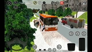 Proton Bus Simulator Лиаз 5256.53-01 карта г.Барнаул 53 маршрут