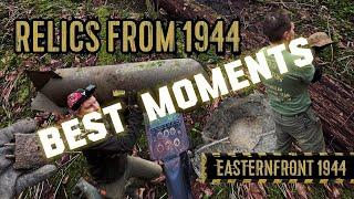 BEST MOMENTS.WORLD WAR 2 METAL DETECTING.EXPEDITION ON EASTERNFRONT 1944-1945