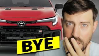 This is a SAD day for Toyota GR Corolla fans...