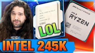 Intel Core Ultra 5 245K CPU Review & Benchmarks vs. 5700X3D, 13700K, & More