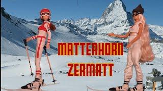 Барби на лыжах  Влог из Швейцарии: Церматт , Матерхорн : Switzerland: Zermatt, Matterhorn