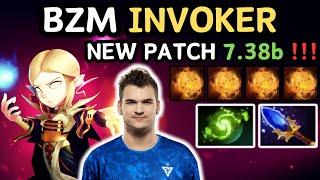  NEW PATCH 7.38b - BZM INVOKER Midlane EXORT Gameplay  Rank 5 - Dota 2