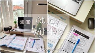 Tıp Öğrencisiyle 1 Saat Ders Çalış  | Study with Me 1 hour | 50-10 Pomodoro