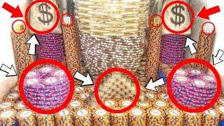 $200,000,000.00 BUY IN! CASINO GAVE US “200 QUARTERS” CAN WE WIN!? HIGH LIMIT COIN PUSHER JACKPOT!