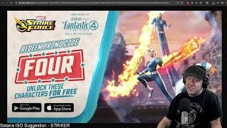 NEW FREE CODE - COMPENSATION FOR BUGS? F4 TEASER - MARVEL Strike Force - MSF