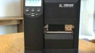 Zebra ZM400 Barcode Printer Factory Defaults