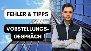 JOB INTERVIEW | Häufige FEHLER & Tipps