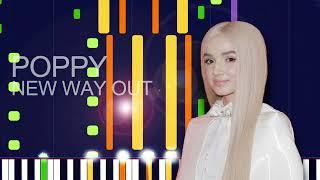 Poppy - NEW WAY OUT (PRO MIDI FILE REMAKE) - "in the style of"