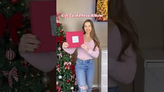 GIFT CARD PHOTO ALBUM 🪪 This is a great Christmas present idea for anyone! #christmasgifts
