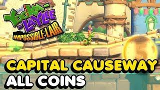 Capital Causeway All Coin Locations - Yooka-Laylee And The Impossible Lair - Chapter 1