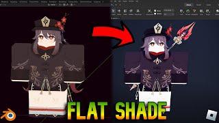 HOW TO FLAT SHADE MODELS IN ROBLOX | Blender