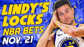 NBA Picks for EVERY Game Thursday 11/21 | Best NBA Bets & Predictions | Lindy's Leans Likes & Locks