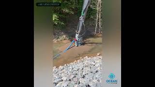 Excavator Submersible sand Pump | Submersible Dredging Pump | River Dredging  #chinadredgepump