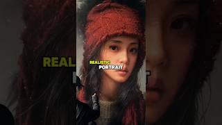 99 Days for a Hyper-Realistic | Mastering the Art of How to Draw Realistic Portraits #shorts #artist