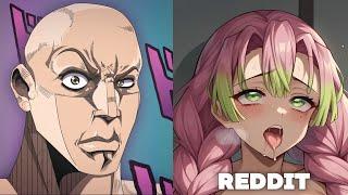 Anime vs Reddit / Rock reaction / (Demon Slayer)