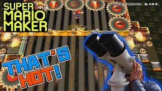 THAT'S HOT!  - Super Mario Maker - Super Expert with Oshikorosu