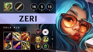 Zeri Mid vs Fizz - KR Grandmaster Patch 25.12