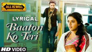 'Baaton Ko Teri' Full Song with LYRICS | Arijit Singh | Abhishek Bachchan, Asin | T-Series