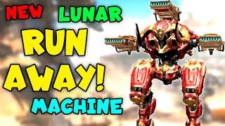 RUN AWAY! NEW OX MINOS With NEW LUNAR SQUALL LIVING LEGEND! Machine | War Robots Titan Gameplay WR