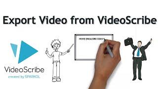 Videoscribe Tutorial 10 | How to export video from videoscribe |