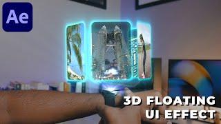 3D Floating UI Animation in After Effects - After Effects Tutorial