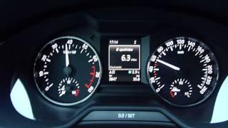 Acceleration 0-100 km/ new Škoda Octavia 1,8 TSI