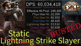 [POE 3.25] Ambush Static Strike Slayer | Secretly Strong | 60M DPS | Zoom | All Content