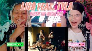 LISA - WHEN I'M WITH YOU feat. Tyla (Official Music Video) + MV Behind the Scenes reaction