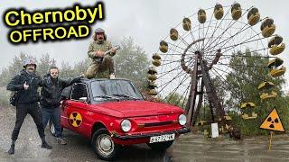 We broke into Pripyat on the STALKER ZAPOROZHETS  Car chase in the Chernobyl forest 