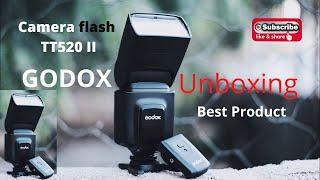 THINKLITE CAMERA FLASH TT520 II |  Godox TT520 II | camera Flash with Trigger | Unboxing