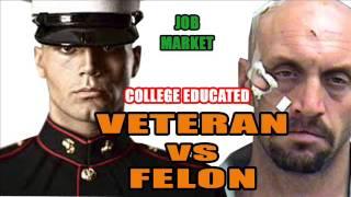 College Educated Veteran vs Convicted Felon - Job Hunt Experiment