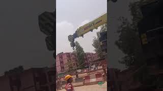 15 ton hydra lifting for 60 ton crane underground metro work