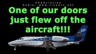 [REAL ATC] "Our door FLEW OFF the aircraft!!!" @SFO