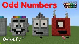 Odd Numbers Song | Skip Counting Songs for Kids | Minecraft Numberblocks Counting Songs