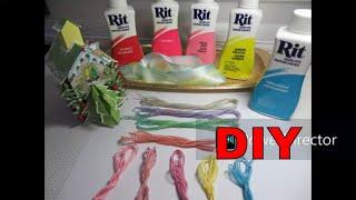 Over-Dye Floss Experiment #1 #diy #variegatedthreads